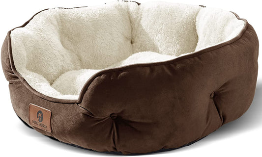 Luxurious Small Pet Bed: Ultra-Soft, Washable, Anti-Slip, Water-Resistant - Perfect for Small Dogs, Cats, Puppies, and Kittens!
