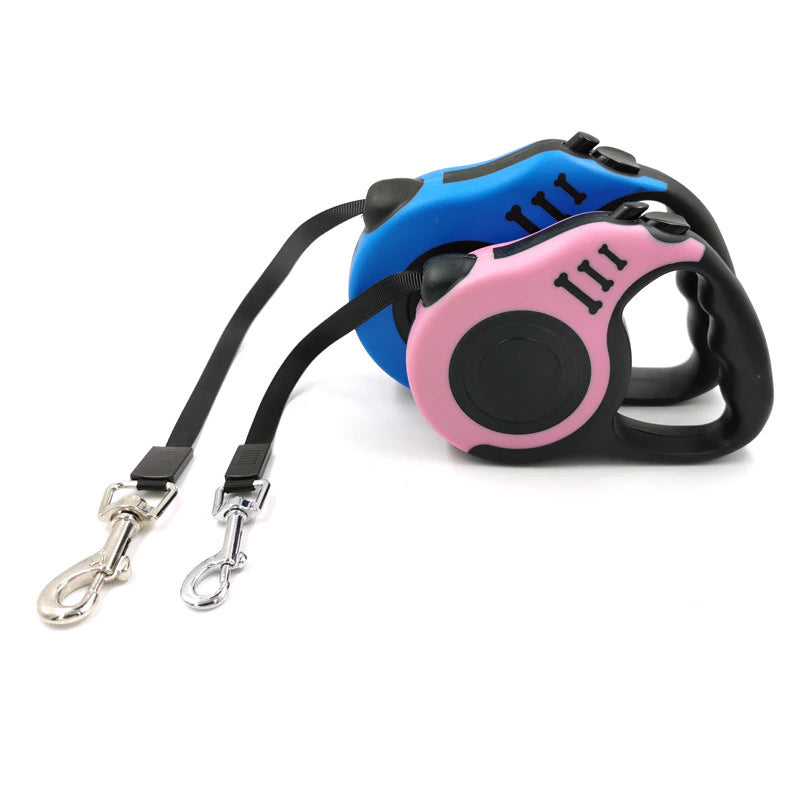 3 Meters 5 Meters Retractable Dog Leash Pet Leash Traction Rope Belt Automatic Flexible Leash for Small Medium Large Dog Product